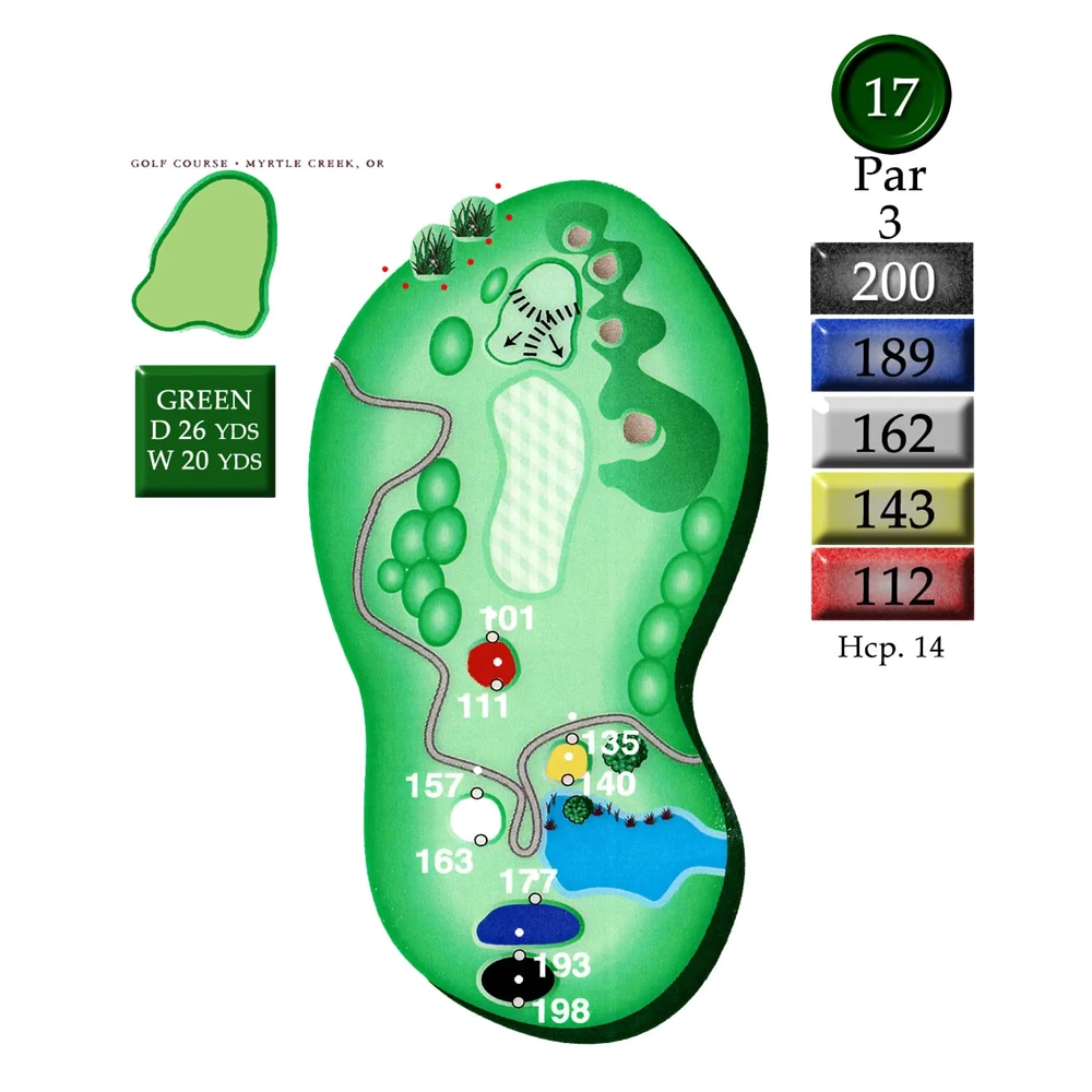 MyrtleCreek Hole 17 MyrtleCreek Hole 17