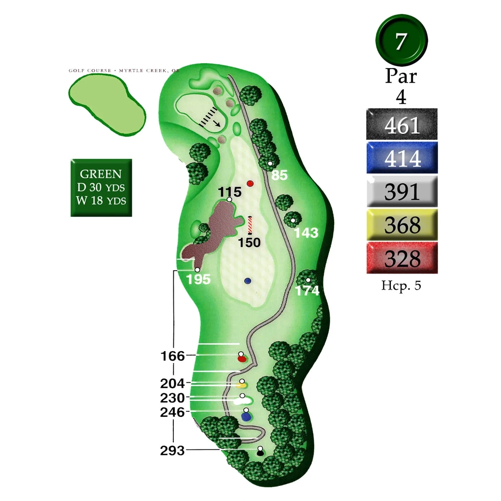 MyrtleCreek Hole 7 MyrtleCreek Hole 7